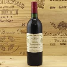 Wine chateau Cheval Blanc 1982, 750ml